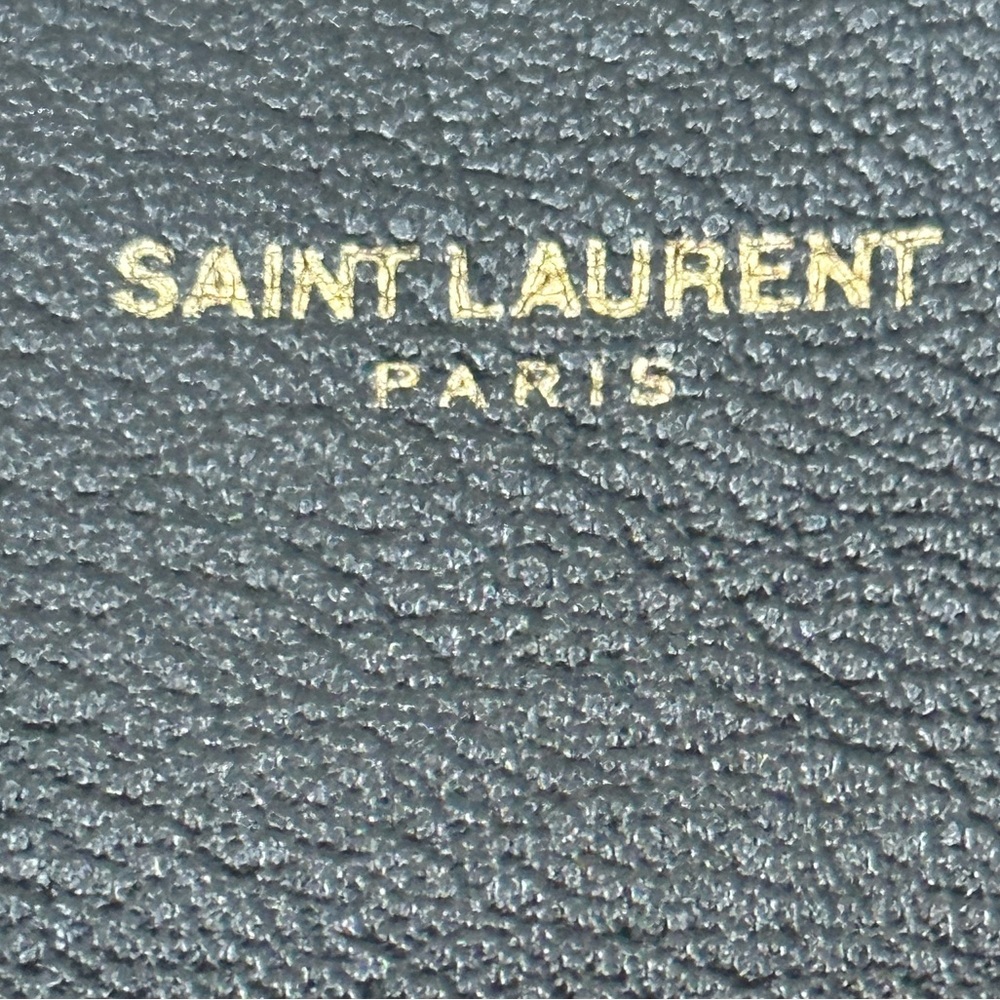 HP 🎉YSL Saint Laurent East-West Tote Black Leather Shopping Bag - Picture 7 of 15
